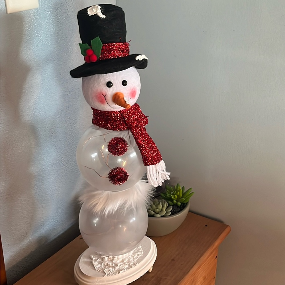 Lighted Snowman